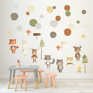 Nursery wall decals stickers -  Woodland Wonderland